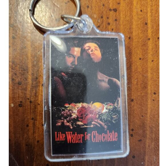 1992 Buena Vista Movies "Like Water for Chocolate" Keychain NWOT - Picture 1 of 2